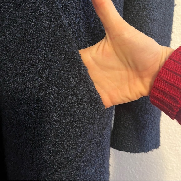 Vintage boucle long shawl collar coat - Picture 9 of 9